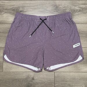 NWOT Legends Luka 5" Lined Training Shorts Purple Size XL